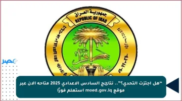 “هل اجتزت التحدي؟”.. نتائج السادس الإعدادي 2025 متاحة الآن عبر موقع moed.gov.iq استعلم فورًا